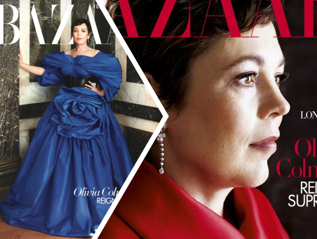 UK Harper’s Bazaar November 2019 : Olivia Colman by Alexi Lubomirski