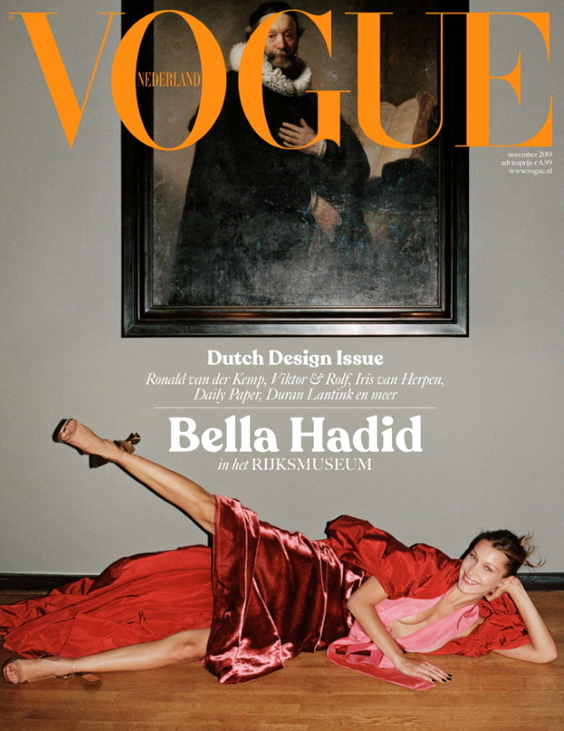 Vogue Netherlands November 2019 : Bella Hadid by Sean Thomas