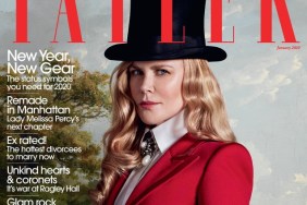 Tatler January 2020 : Nicole Kidman by Jack Waterlot