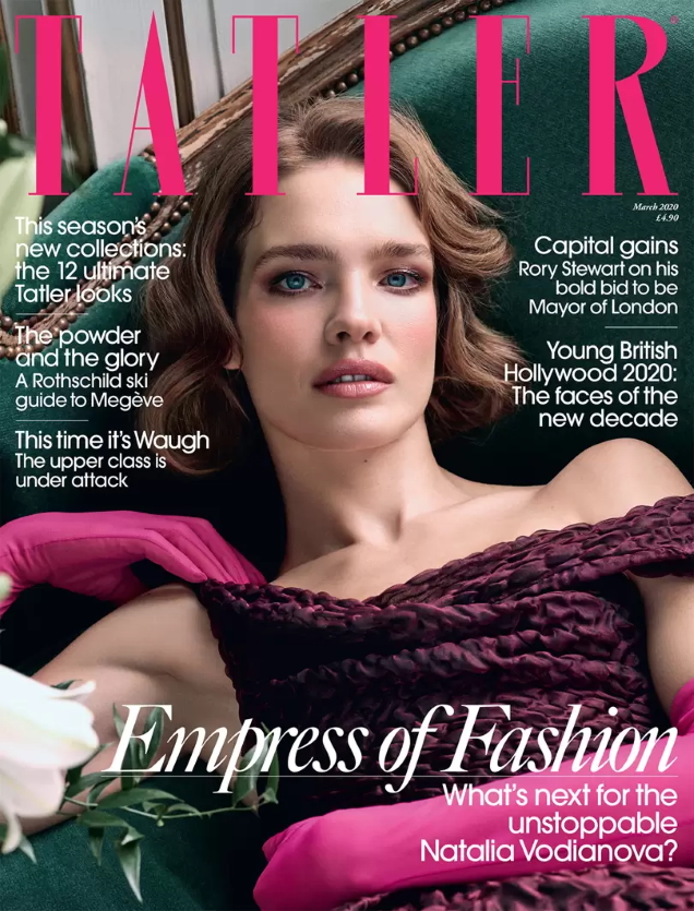 Tatler March 2020 : Natalia Vodianova by Victor Demarchelier