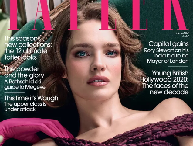 Tatler March 2020 : Natalia Vodianova by Victor Demarchelier