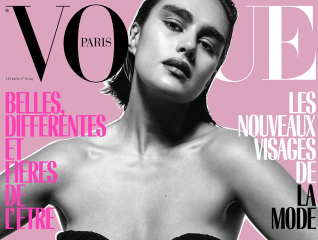 Vogue Paris February 2020 : Jill Kortleve by Inez van Lamsweerde & Vinoodh Matadin