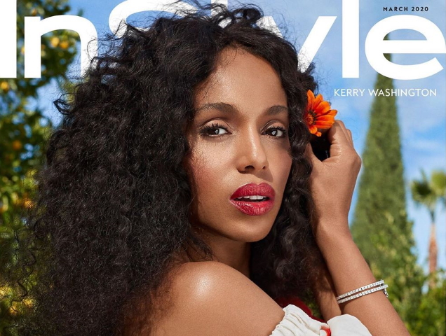 US InStyle March 2020 : Kerry Washington by Sebastian Faena