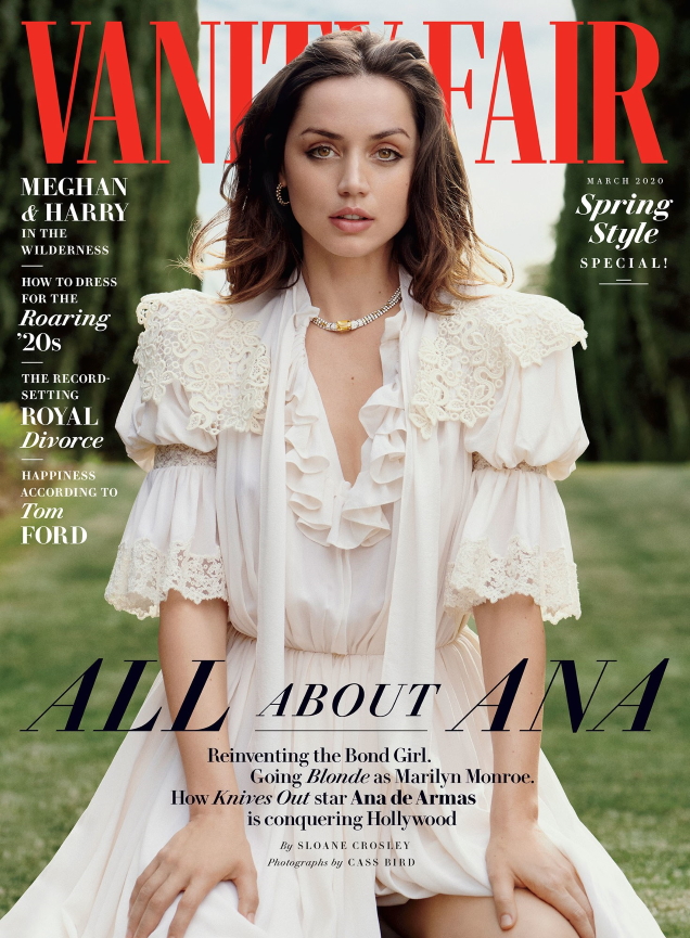 Vanity Fair March 2020 : Ana de Armas by Cass Bird