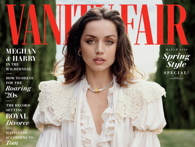 anity Fair March 2020 : Ana de Armas by Cass Bird