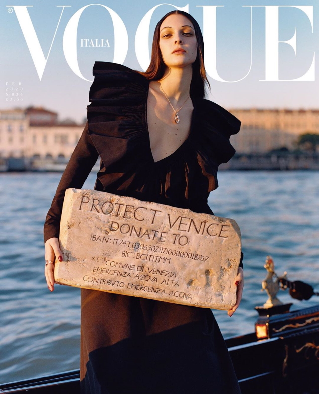 Vogue Italia February 2020 : Vittoria Ceretti by Oliver Hadlee Pearch