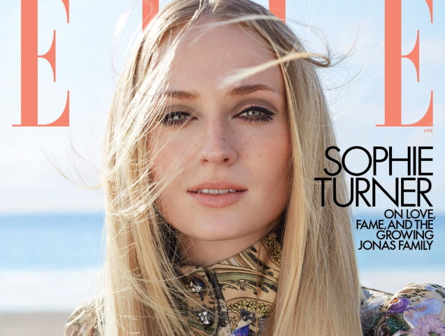 US Elle April 2020 : Sophie Turner by Arthur Elgort