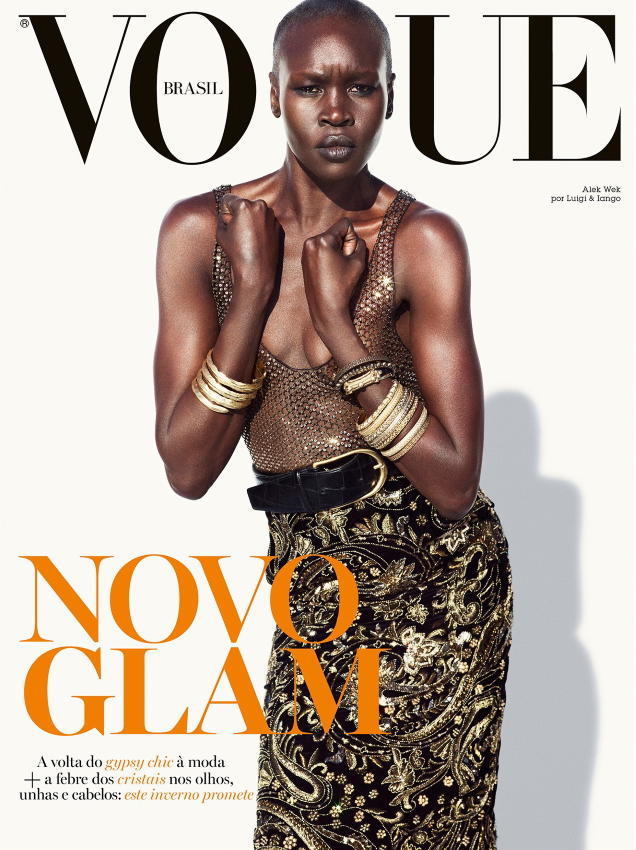 Vogue Brazil March 2020 : Alek Wek by Luigi & Iango