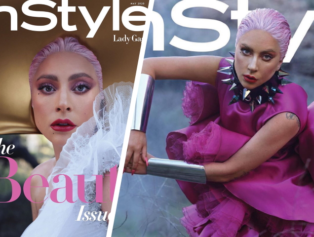 US InStyle May 2020 : Lady Gaga by Nathaniel Goldberg