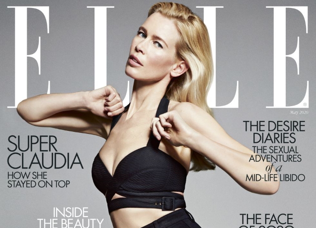 UK Elle May 2020 : Claudia Schiffer by Sebastian Kim