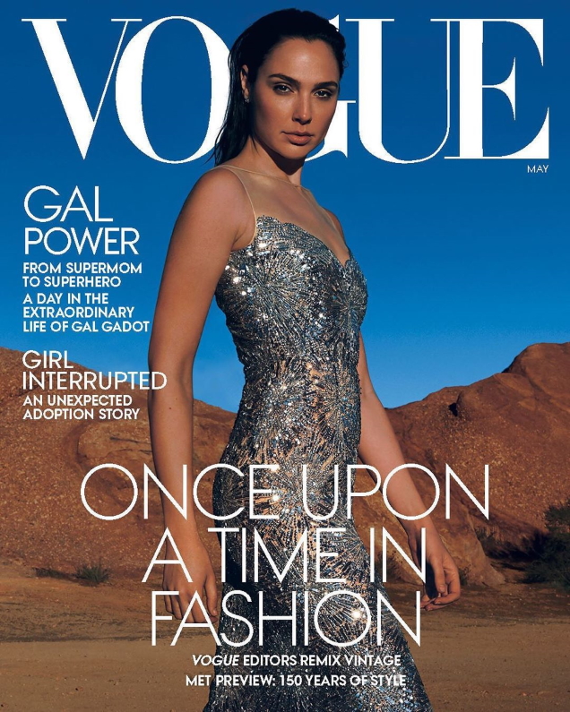 US Vogue May 2020 : Gal Gadot by Annie Leibovitz