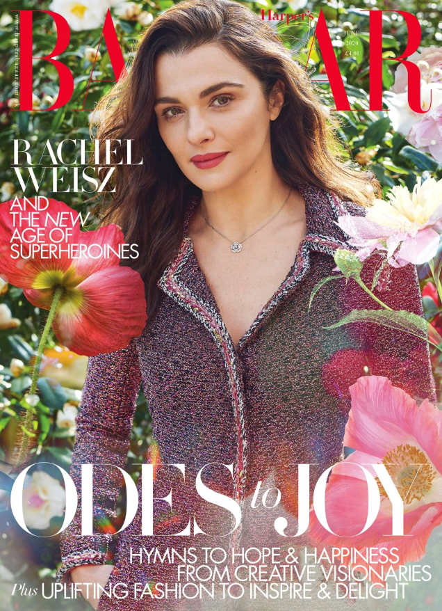 UK Harper's Bazaar June 2020 : Rachel Weisz by Pamela Hanson