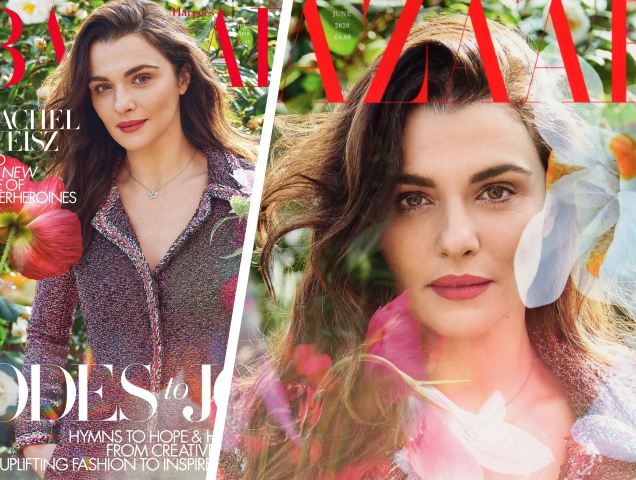 UK Harper's Bazaar June 2020 : Rachel Weisz by Pamela Hanson