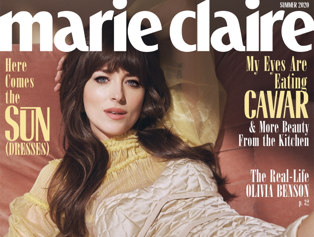 US Marie Claire Summer 2020 : Dakota Johnson by Steven Pan