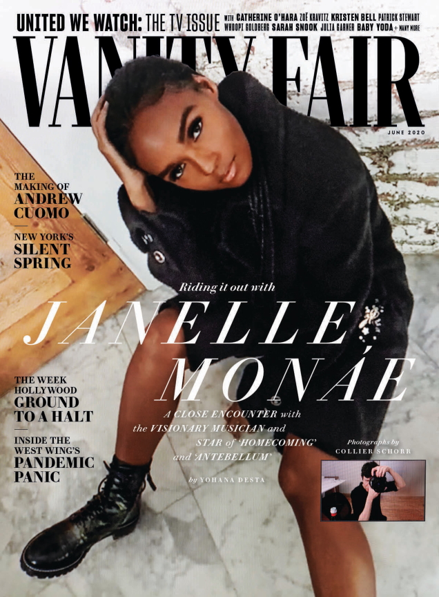 Vanity Fair June 2020 : Janelle Monáe by Collier Schorr