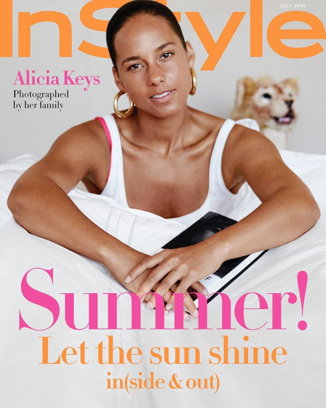 US InStyle July 2020 : Alicia Keys by Egypt & Genesis