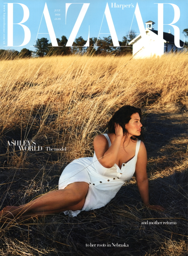 UK Harper’s Bazaar July 2020 : Ashley Graham by Justin Ervin