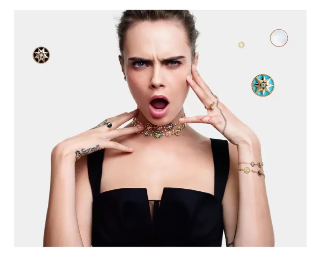 Christian Dior Joaillerie 2020 : Cara Delevingne by Mario Sorrenti