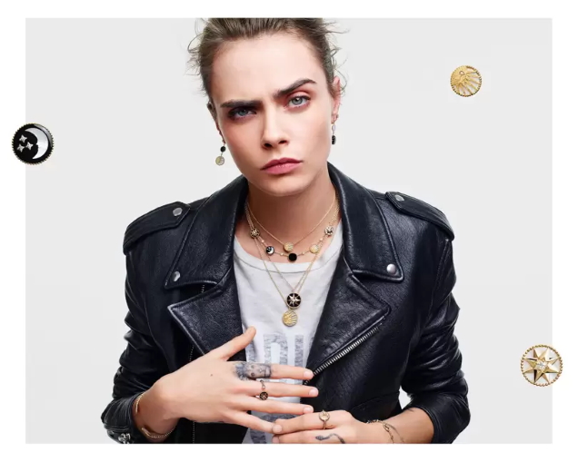 Christian Dior Joaillerie 2020 : Cara Delevingne by Mario Sorrenti