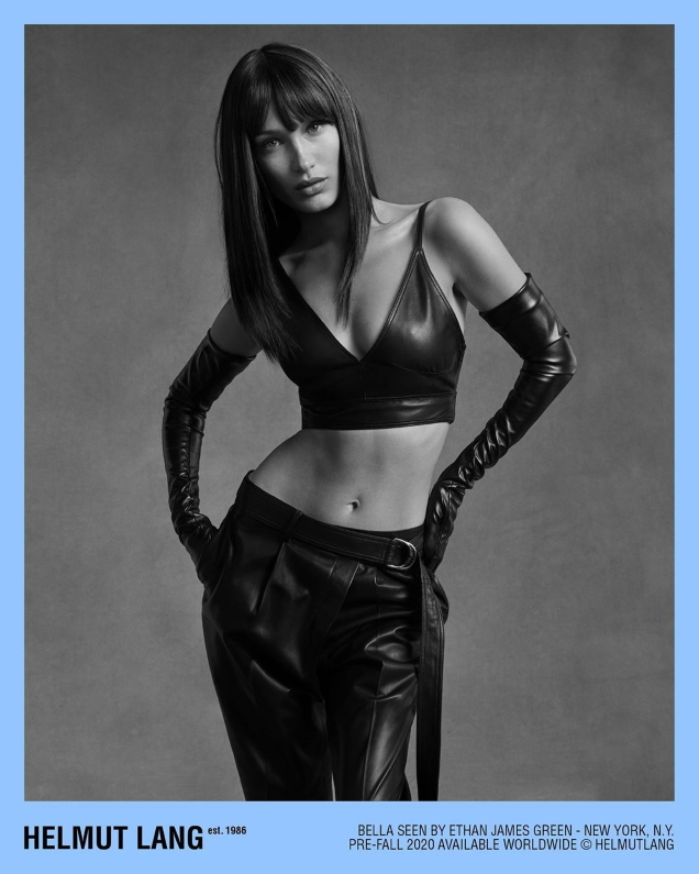 Helmut Lang Pre-Fall 2020 : Bella Hadid by Ethan James Green