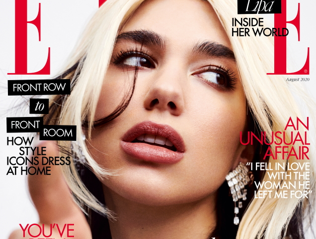 UK Elle August 2020 : Dua Lipa by Zoey Grossman