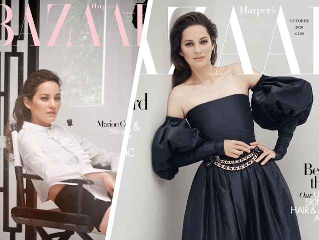 UK Harper’s Bazaar October 2020 : Marion Cotillard by Serge Leblon