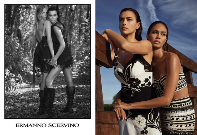 Ermanno Scervino S/S 2021 : Natasha Poly, Irina Shayk & Joan Smalls by Luigi & Iango