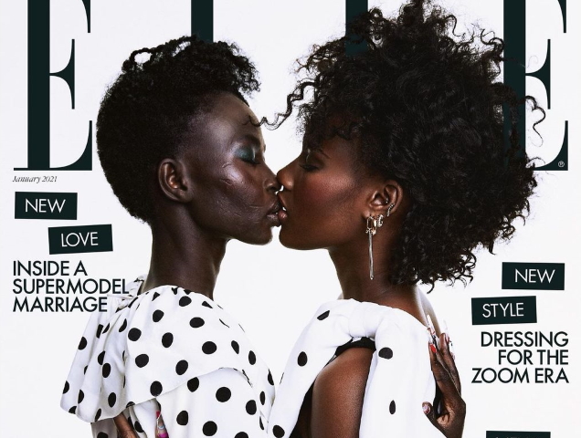 UK Elle January 2021 : Aweng Ade-Chuol & Lexy by Meinke Klein