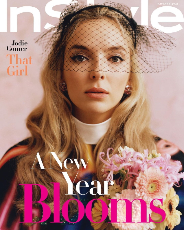 US InStyle January 2021 : Jodie Comer by Charlotte Hadden