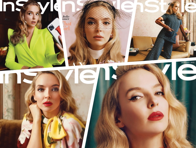 US InStyle January 2021 : Jodie Comer by Charlotte Hadden