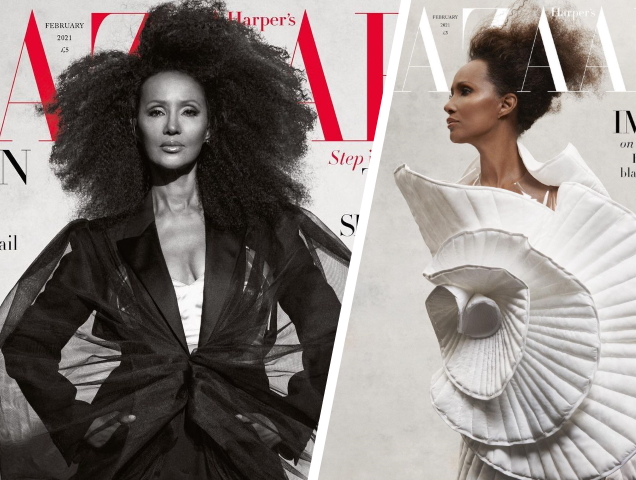 UK Harper’s Bazaar February 2021 : Iman by Paola Kudacki