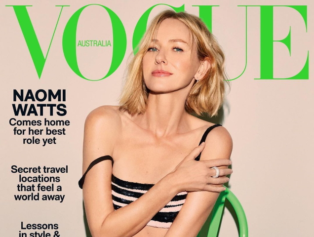 Vogue Australia January 2021 : Naomi Watts by Carin Backoff