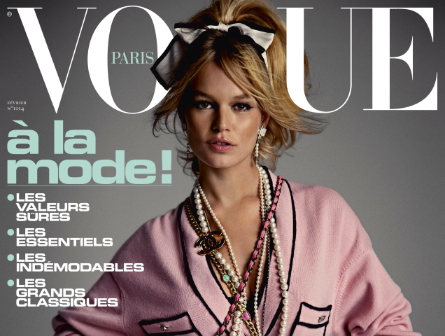 Vogue Paris February 2021 : Anna Ewers by Inez van Lamsweerde & Vinoodh Matadin