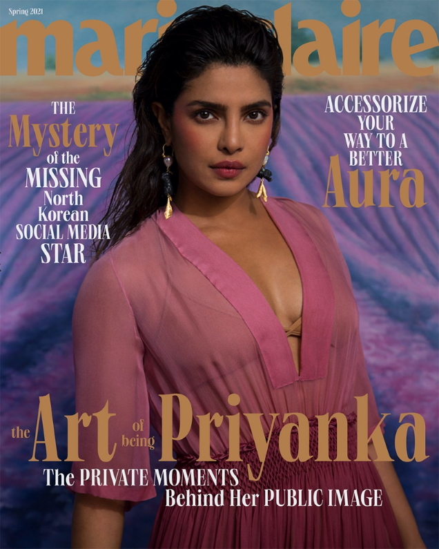 US Marie Claire Spring 2021 : Priyanka Chopra by Ruth Ginika Ossai