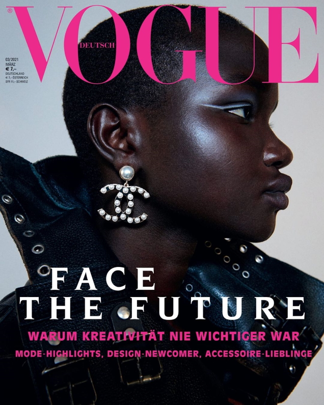 Vogue Germany March 2021 : Akon Changkou by Julia Noni