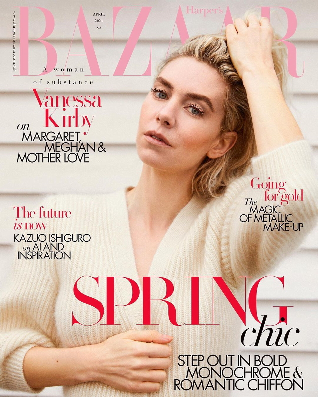 UK Harper’s Bazaar April 2021 : Vanessa Kirby by Josh Shinner