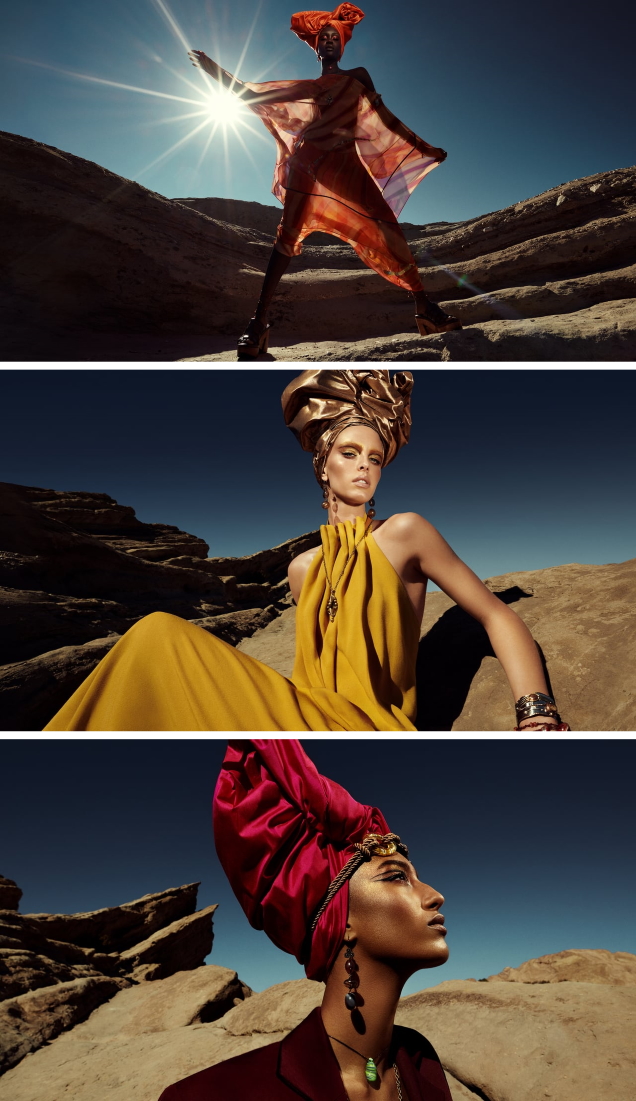 Zara S/S 2021 : Abby, Mona & Achenrin by Steven Meisel