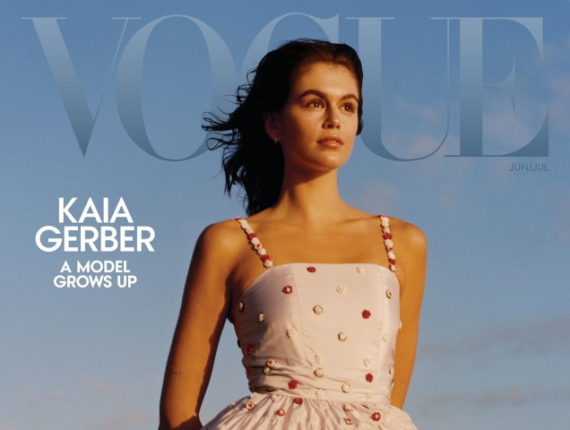 US Vogue June/July 2021 : Kaia Gerber by Colin Dodgson