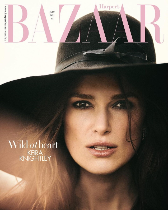 UK Harper’s Bazaar July 2021 : Keira Knightley by Boo George