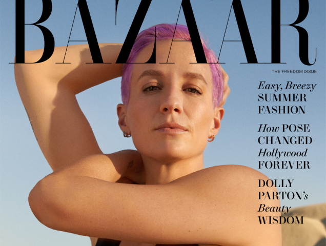 US Harper’s Bazaar June/July 2021 : Megan Rapinoe by Ryan McGinley