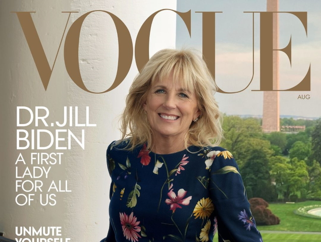 US Vogue August 2021 : Jill Biden by Annie Leibovitz