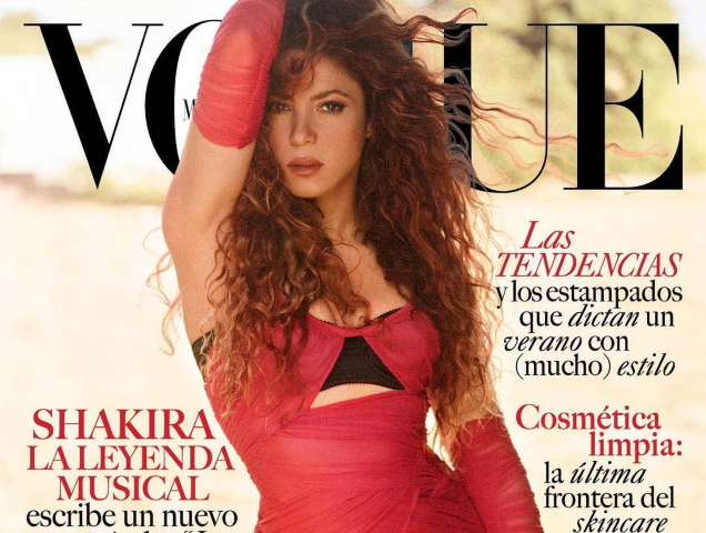 Vogue Mexico & Latin America July 2021 : Shakira by Nico Bustos