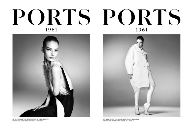 Ports 1961 F/W 2021.22 : Alyda, Achenrin & Lexi by Steven Meisel