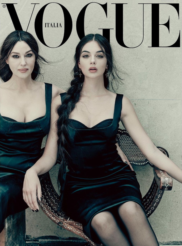 Vogue Italia July 2021 : Monica Bellucci & Deva Cassel by Paolo Roversi