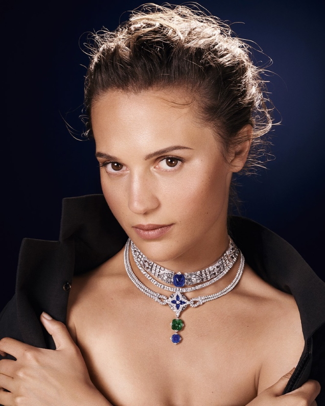 Louis Vuitton 'High Jewelry' 2021 : Alicia Vikander by Steven Meisel