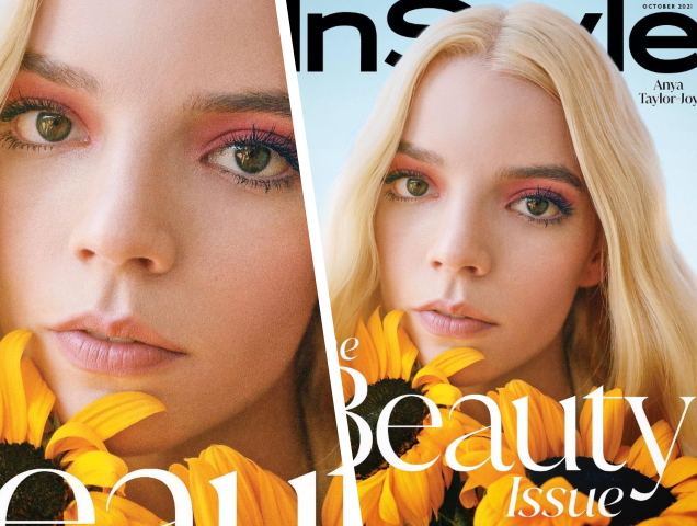 US InStyle October 2021 : Anya Taylor-Joy by Sebastian Faena