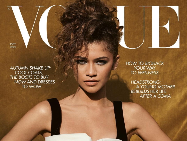 UK Vogue October 2021 : Zendaya by Craig McDean