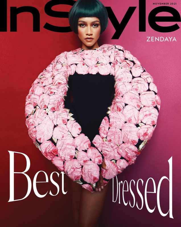 US InStyle November 2021 : Zendaya by AB+DM