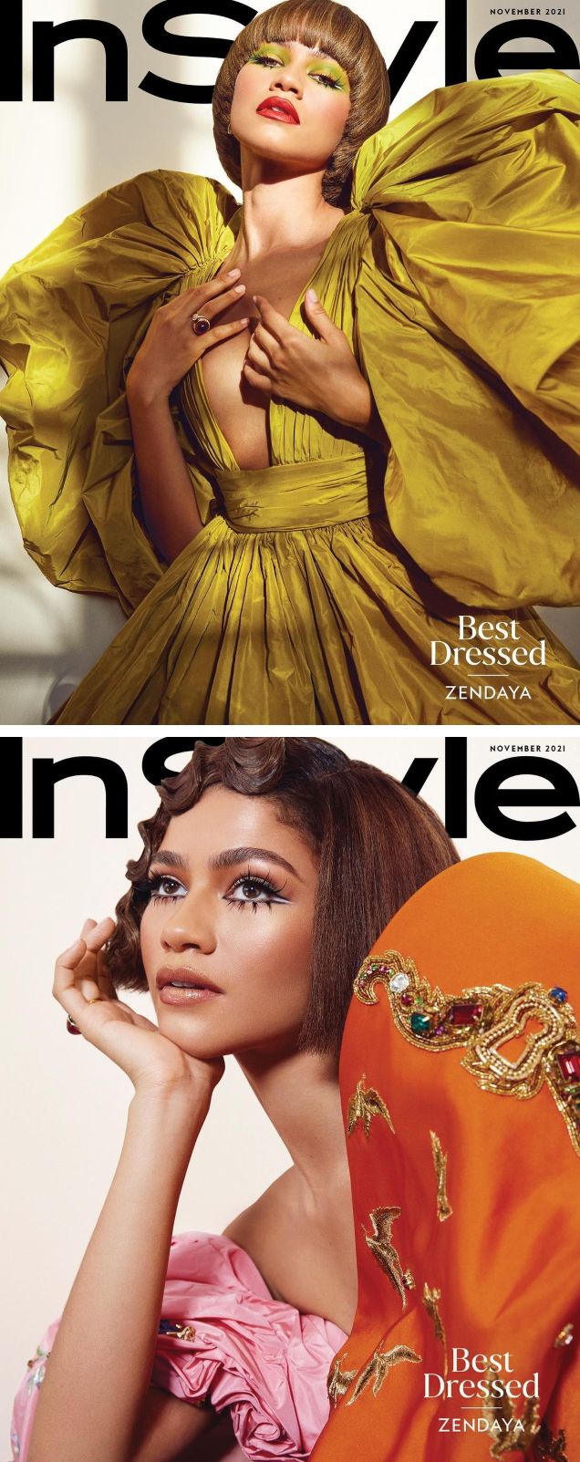 US InStyle November 2021 : Zendaya by AB+DM