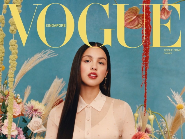 Vogue Singapore October 2021 : Olivia Rodrigo by Peter Ash Lee